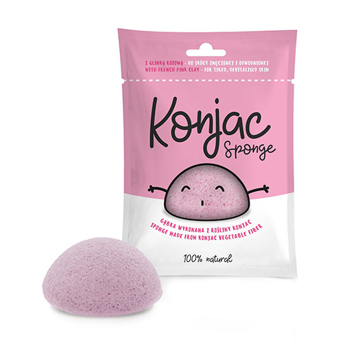 Konjac-Schwamm - rosa